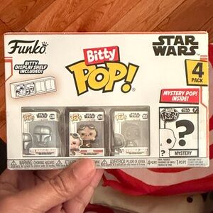 Funko Bitty Pop! Star Wars 4-Pack - White, Yellow, Red
